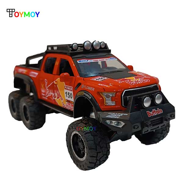 ford-raptor ماشین بازی چه ژی پیکاپ فورد رپتور F150 اسپرت ردبول با موتور - تصویر 1