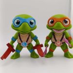 فیگور لاکپشتهای نینجا تینیجر مجموعه 4 عددی - تصویر 3