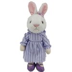 عروسک خرگوش ایستاده لباسدار