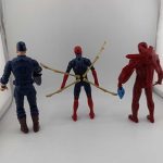 اکشن فیگور اسپایدرمن و آیرون من و کاپیتان آمریکا مجموعه سه عددی - تصویر 5