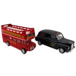 ماکت اتوبوس و تاکسی لندن فلزی