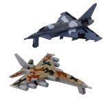 ماکت مینیاتوری جنگنده 6 سانت مجموعه ۲ عددی