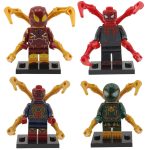 مینی فیگور لگویی اسپایدرمن چنگکی مجموعه 4 عددی