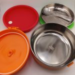 لانچ باکس همبرگری داخل استیل - تصویر 4