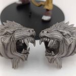 فیگور کریتوس طرح خدای جنگ با تندیس شیر - تصویر 3