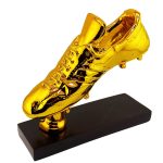 مجسمه فلزی کفش طلا 17 سانتی