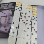 دومینو سنگی جعبه فلزی دابل سیکس - تصویر 3