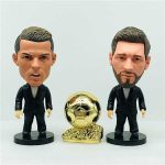 مجسمه فلزی توپ طلا Ballon d'or ساکروی 4 سانت - تصویر 3