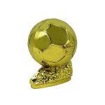 مجسمه فلزی توپ طلا Ballon d'or ساکروی 4 سانت