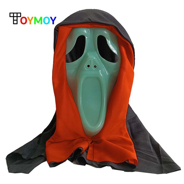 scream-t ماسک ترسناک جیغ مدل شب تاب - تصویر 1